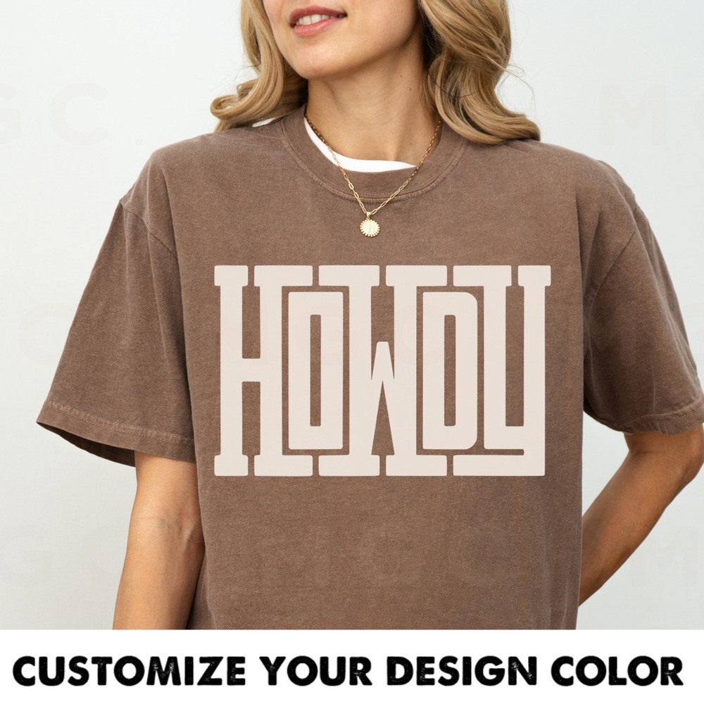 Comfort Colors Howdy Tshirt